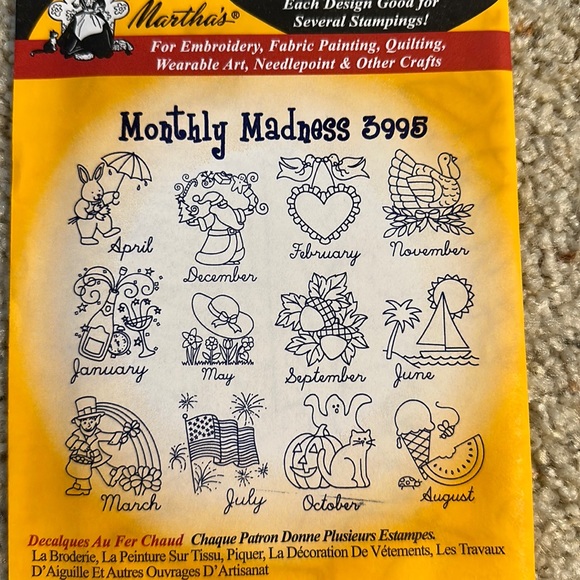 Aunt Martha Hot Iron Transfers for Crafting - Picture 9 of 16